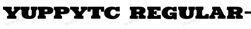 YuppyTC Regular字体转换